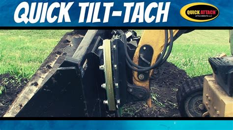 quick tilt-tach skid steer attachment|skid steer tilt plate attachment.